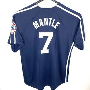 Majestic Vintage NY Yankees Mickey Mantle Baseball Jersey Cooperstown Collection